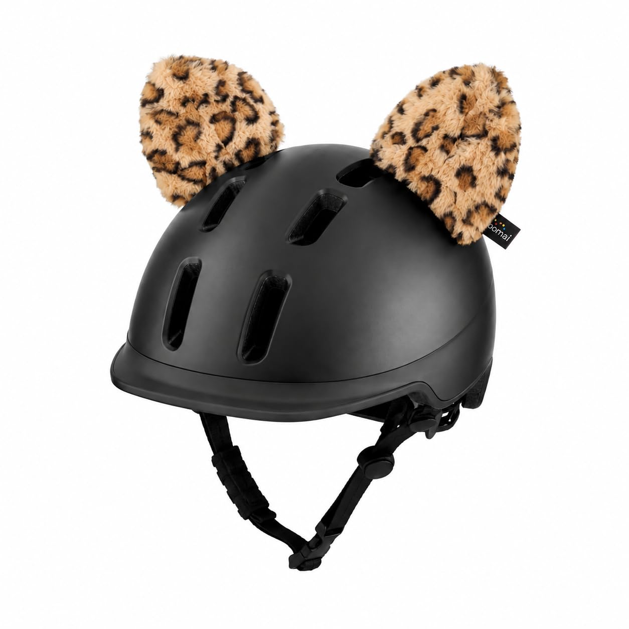 Pünktchen Leopard für Fahrradhelm.Verwandle jeden Helm in einen coolen Leoparden. Helm Accessoire für Fahrrad, Roller, Inliner & Skateboard.