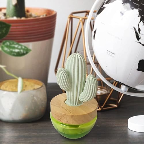 Miniatura 3 de ES PAZION Difusor de aceite de cactus, difusor de aroma de yeso Saguaro para fragancia, hogar, sala de estar, baño, oficina, decoración de Navidad,
