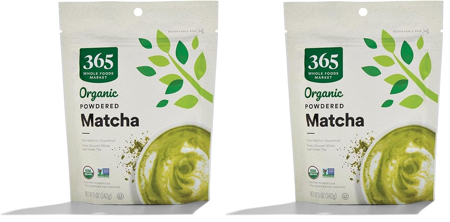365 by Whole Foods Market, Powder Matcha Organic, 5 Ounce (Pack of 2)
