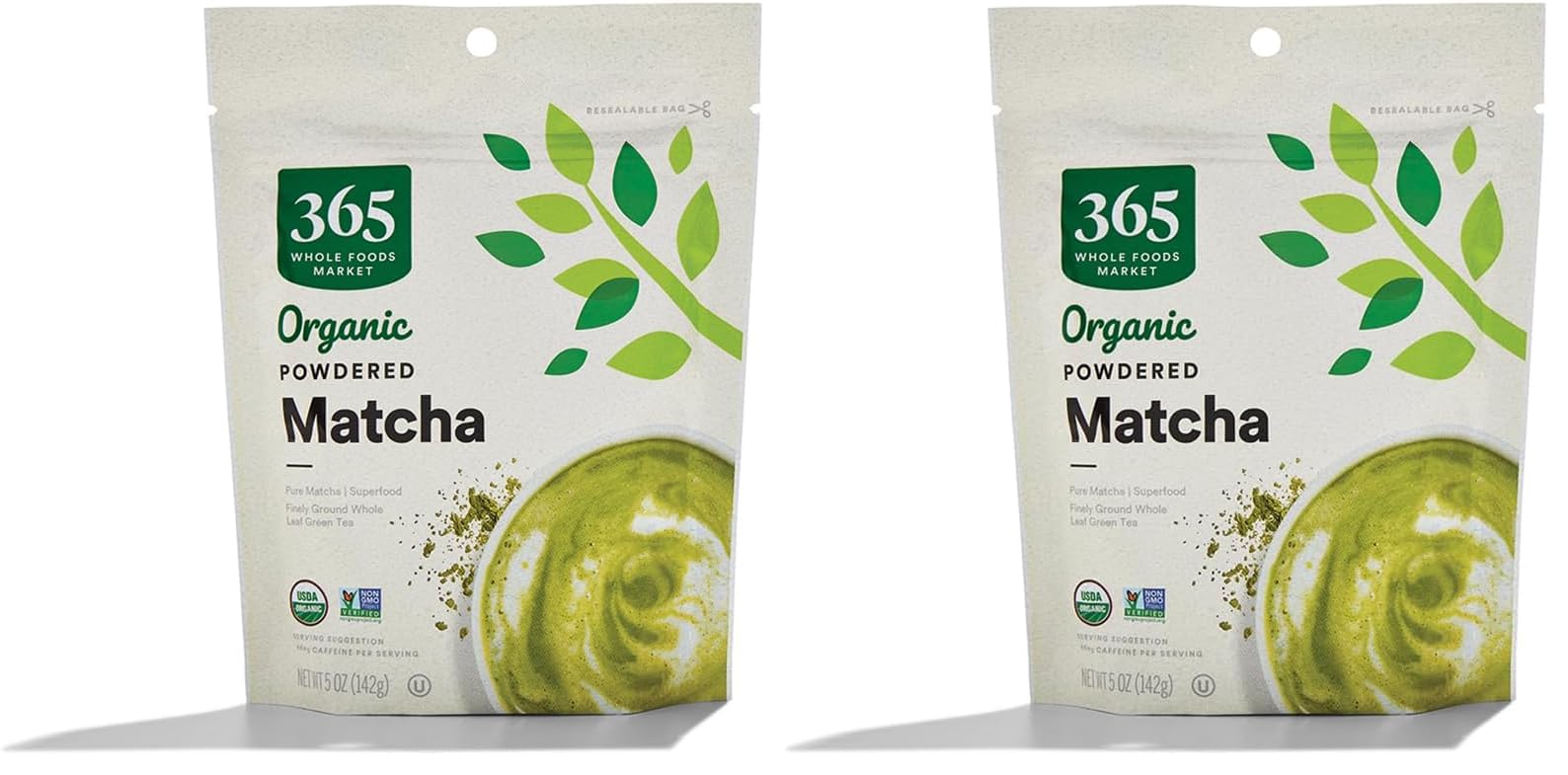 365 by Whole Foods Market, Powder Matcha Organic, 5 Ounce (Pack of 2)