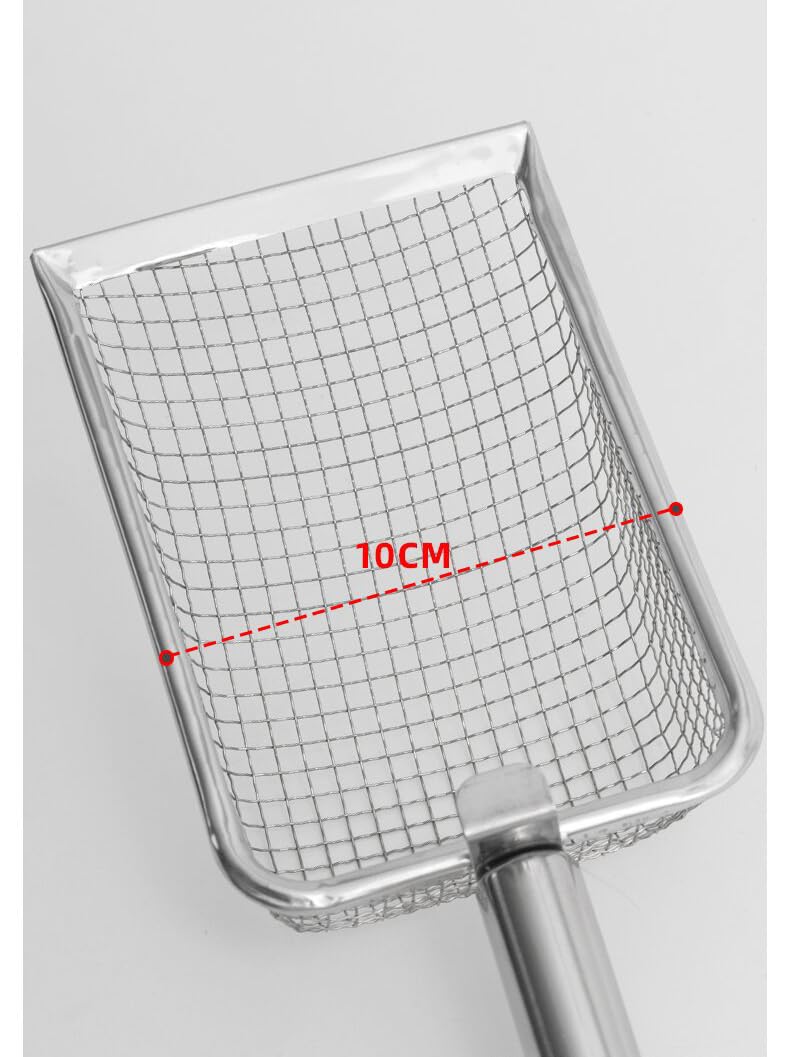 PlushPlumage Stainless Steel Cat Litter Scoop,Durable Mesh Pet Waste Scooper for Cats Dogs, Rabbits, Hamsters & Reptiles - Image 3