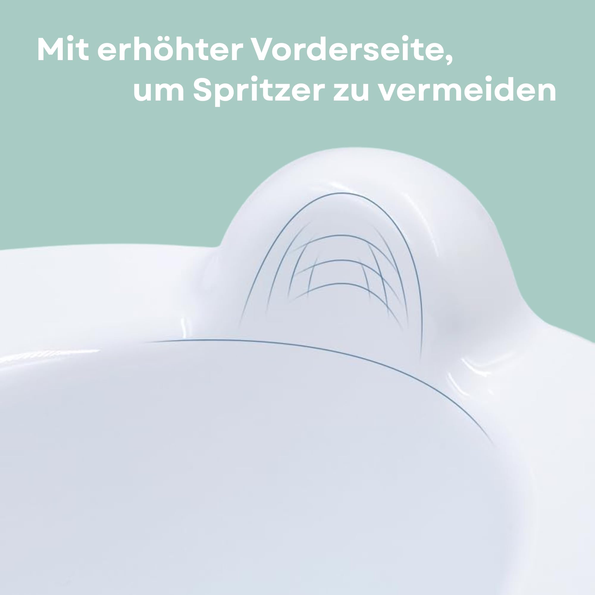 EDEN RAE® Orinal para niños – Cómodo inodoro infantil con tapa y diseño de conejo, ergonómico, antideslizante, sin BPA, incluye libro electrónico de entrenamiento y tarjeta de recompensas