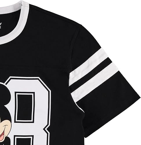 Miniatura 4 de Disney Camiseta de fútbol universitario de Mickey Mouse y Minnie Mouse para mujer