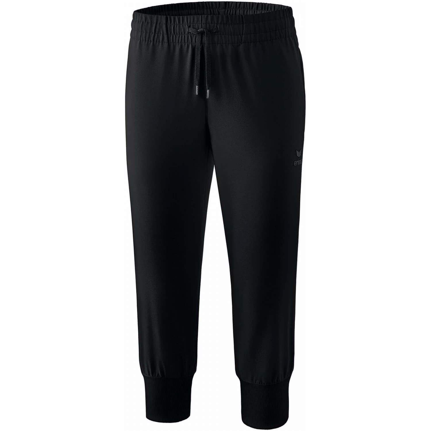 Erima Women's Basic Cropped Pants - Black, Size 44/Large