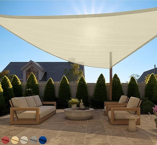 Miniatura 17 de GORILLA GRIP - Toldo parasol resistente, protección UV, resistente a la decoloración, desgarros y óxido, rectangular, con bordes curvos que bloquean