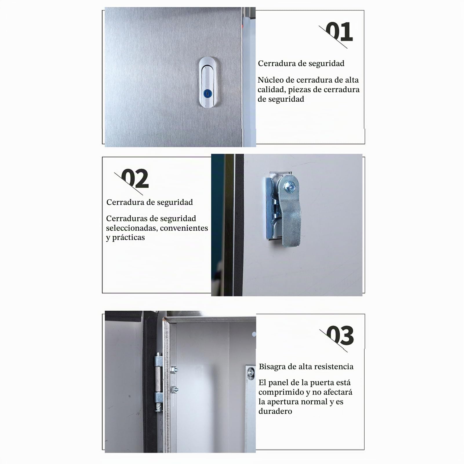 Gabinete Eléctrico Gabinete De Acero inoxidable,Caja De Proyecto Exterior Resistente A La Vidria,Caja De Conexiones Caja De Conexión Caja Divisional De Cable,Caja De Conexión Eléctrica Con Placa De