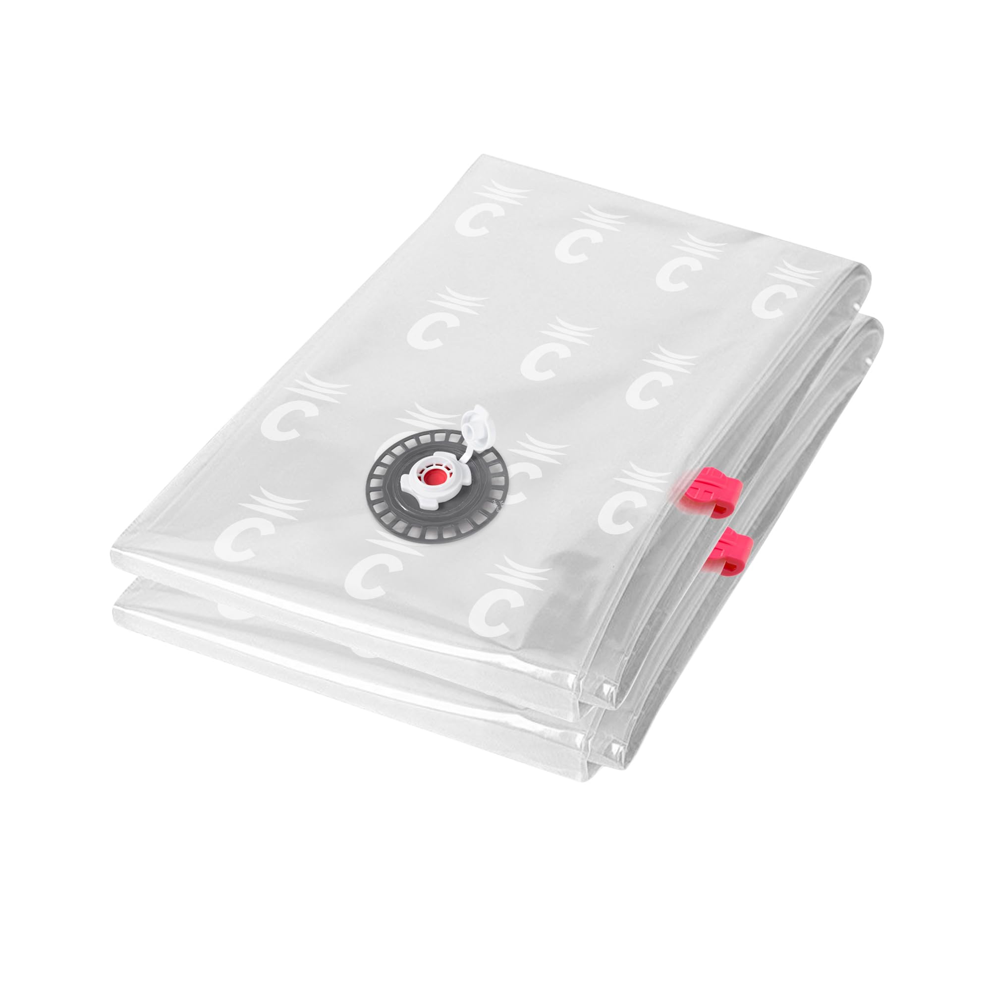 Compactor ASPISPACE Vakuum-Kompressionsbeutel Set, Größe L, 80x100 cm, Transparent, 2er Pack