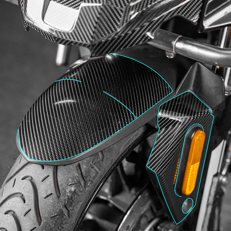 Autocollants C400X anti-rayures kit carénage carbone pour rénovation moto