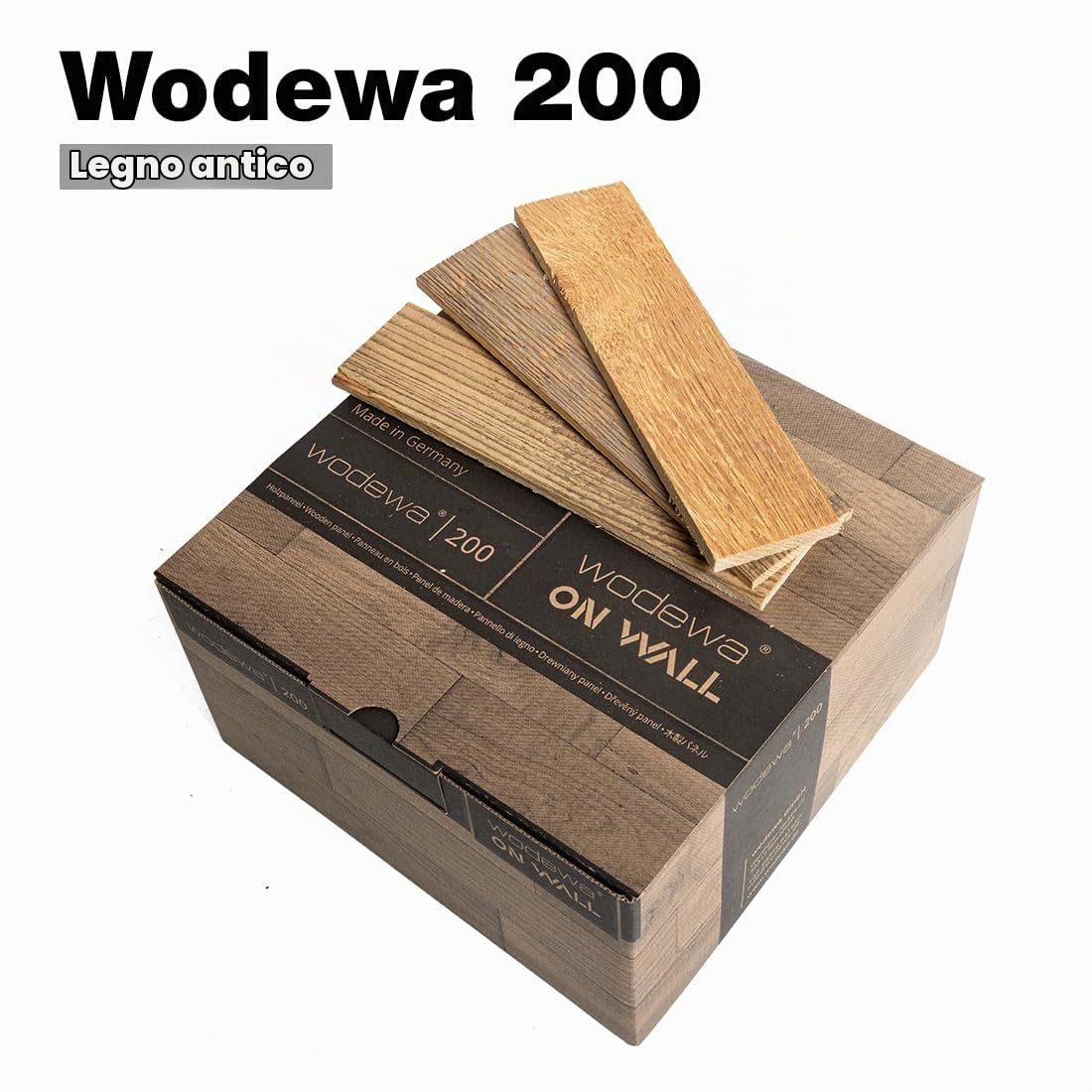 wodewa Rivestimento Murale Legno Vecchio di Pino Riciclaggio Naturale I 1m² Pannelli Murali Rivestimento Parete Legno Decorazioni Pareti 3D Pannello Decorativo Cucina Cameretta