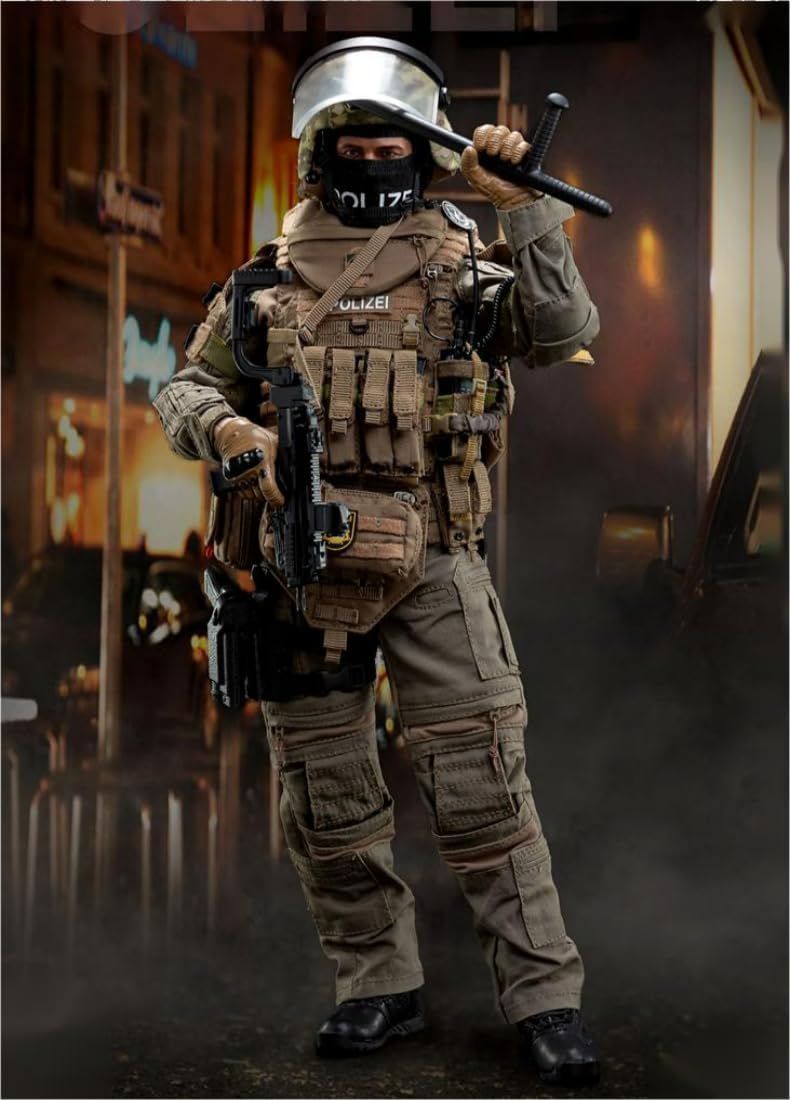 FLAGSET 1/6 フィギュア ドイツ警察 地方特殊部隊 SEK 警官 フルセット