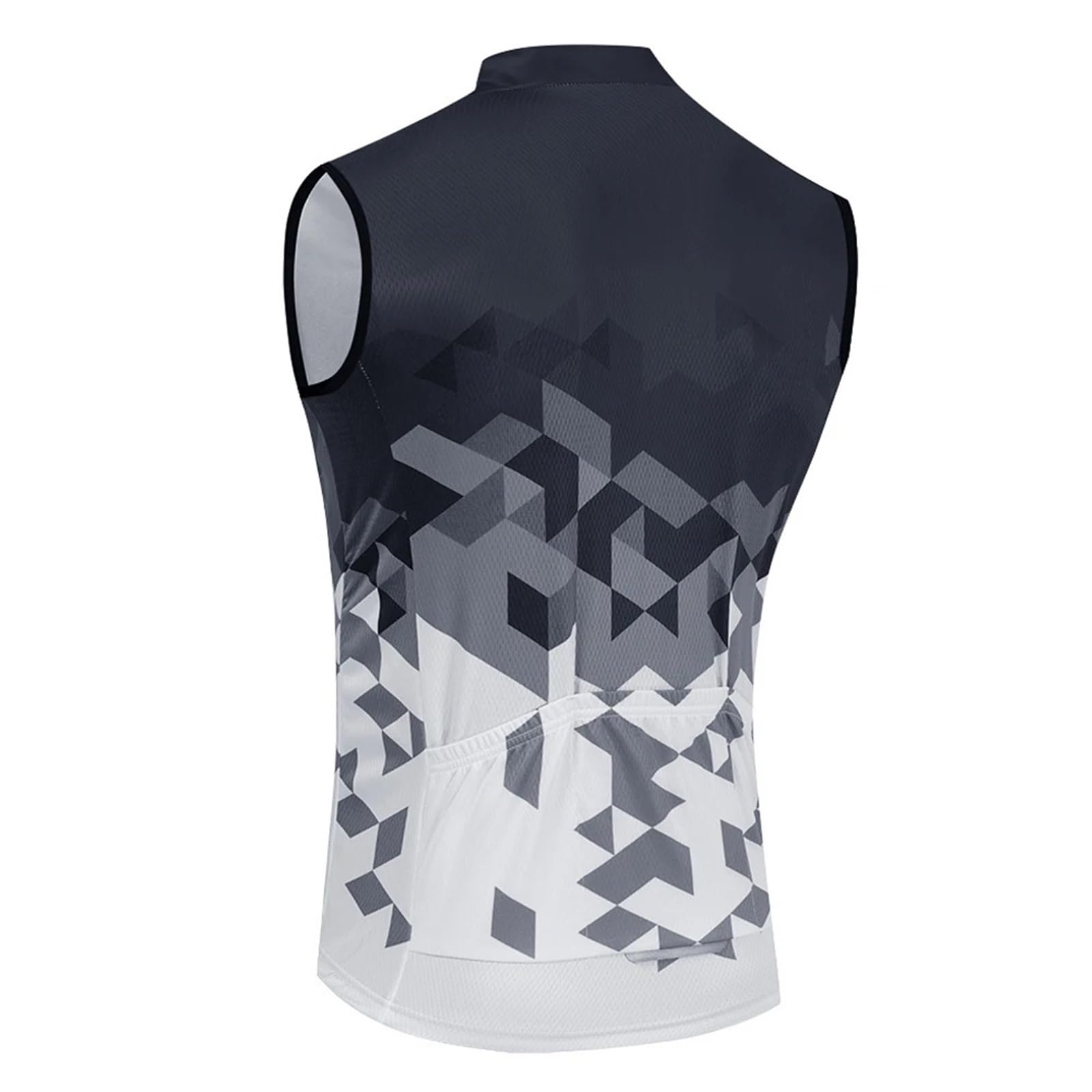 Maillot de Ciclismo de Equipo, Chaleco de Ciclismo de Secado rápido, Cortavientos for Hombre, Maillot de Ciclismo sin Mangas de Verano Chaleco Ciclismo Hombre(Gray,L)