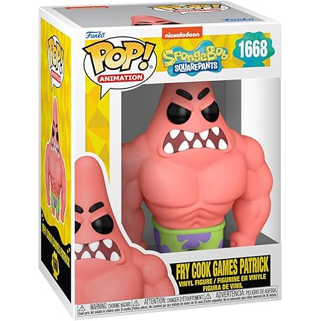 Pop! Animation: Spongebob Squarepants Collector Figure 25th Anniversary - Fry Cook Games Patrick