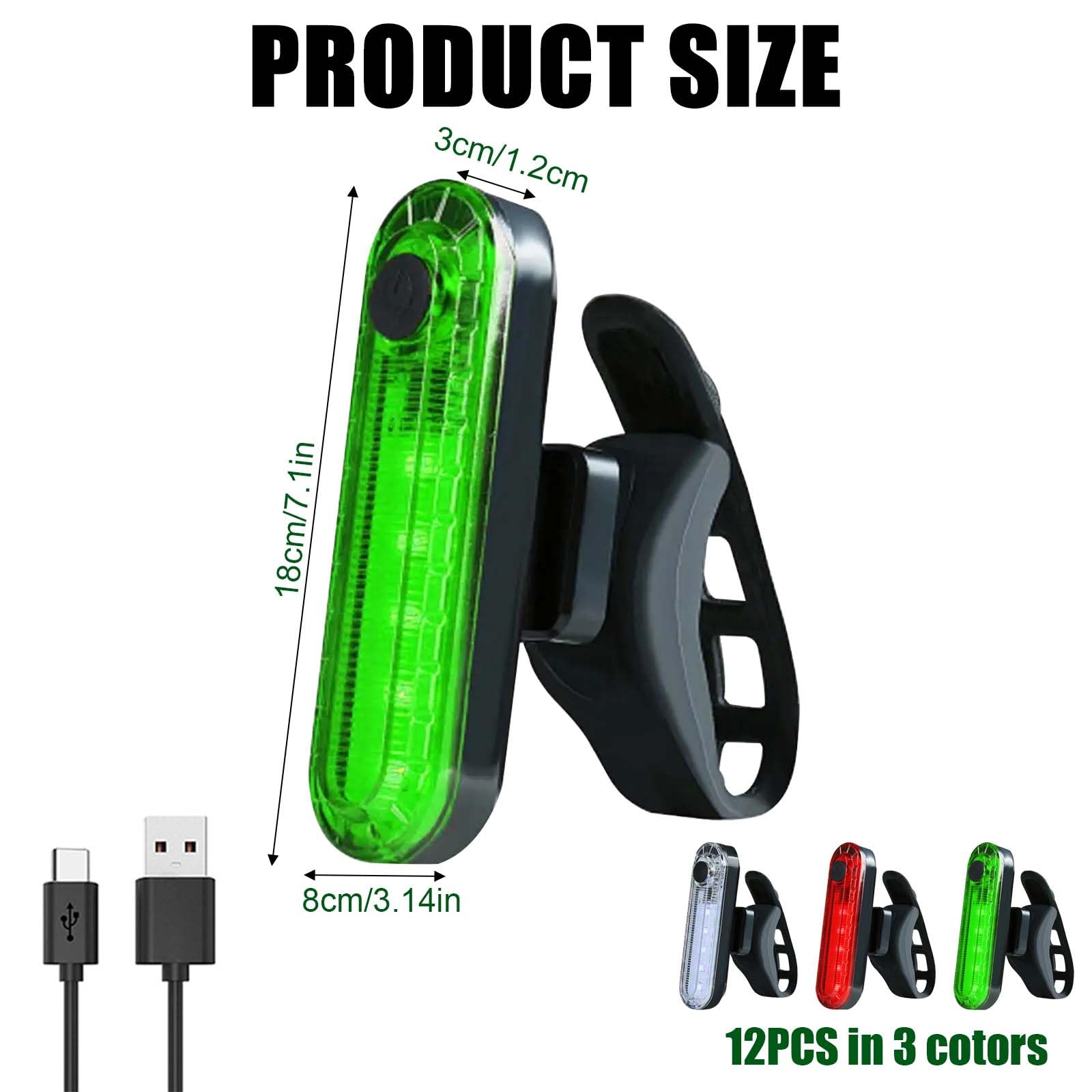 GAOUTO 9 Stück LED Navigationslichter für Boote, 3 Arten Blinkmodus,USB Ladekajaklichter Bootshecklichter Bootslicht Signallampe,Mit USB-Datenkabel, Boots Navigationslichter für Kajak Boot Yacht
