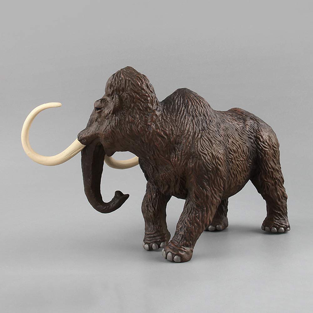 Amazon.co.jp: マンモス親子彫刻像家の装飾動物モデルコレクション装飾