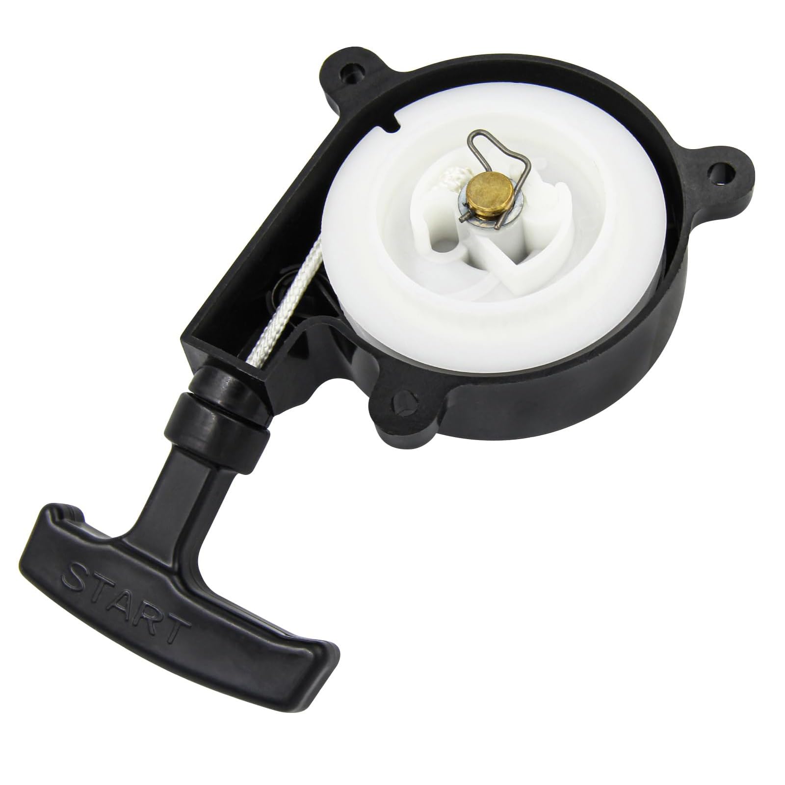 Zepfjhe Light Blower Starter Recoil Assembly With Ergonomic T Handle Recoil Starter Assembly 42031900405 For Easy Maintenance Blower Pulley