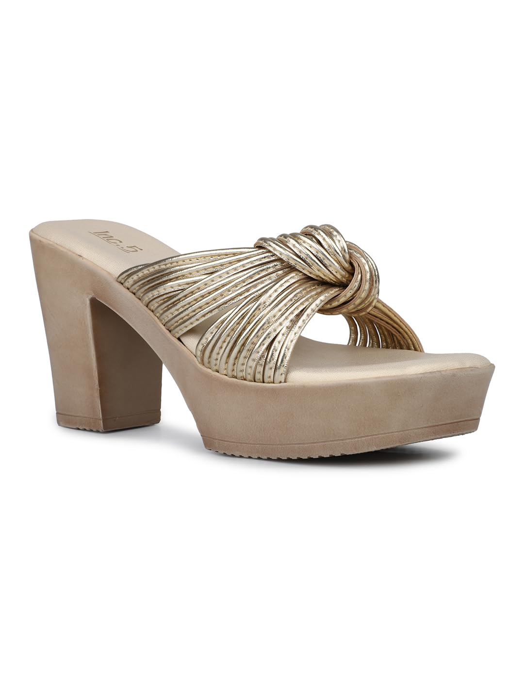 Inc.5 Women Gold Party And Club Wear Solid Square Heeled Mules Euro-37 (B0DFW7D2XJ) Amazon Price History, Amazon Price Tracker