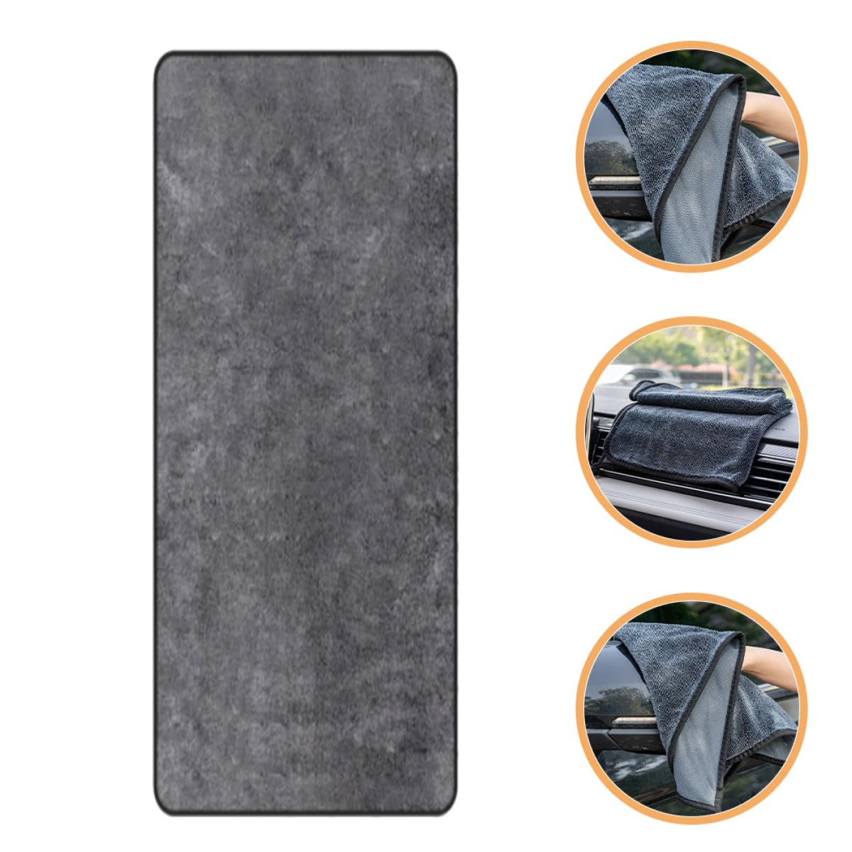 Mikrofaser Autotrockentuch 60x160cm Weich und Saugfähig Multifunktionales Autowaschtuch zum Schonenden Autotrocknen und Autoreinigen Schnell Trocknend