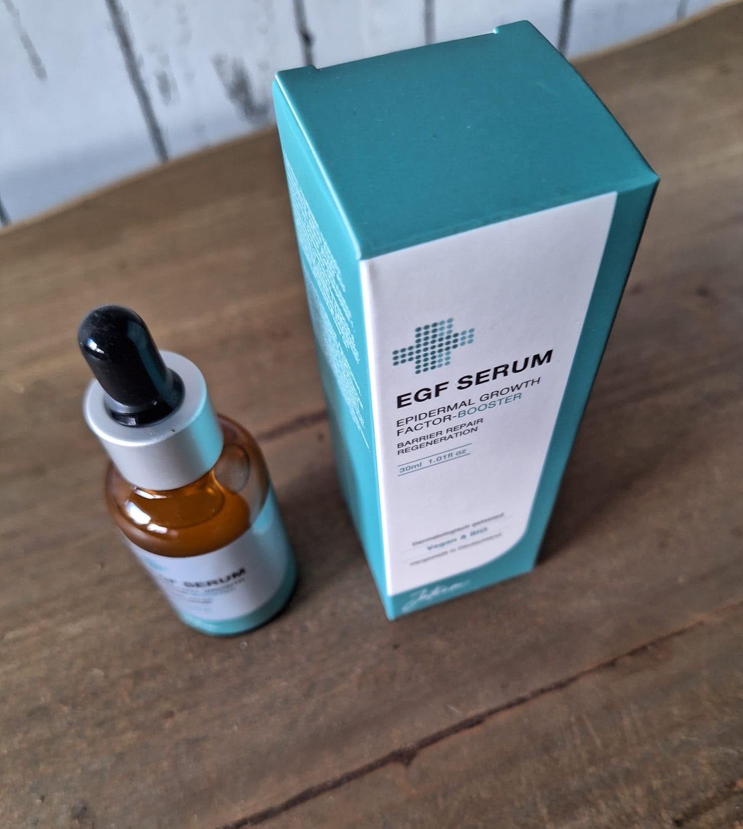 30 ml EGF siero ad alto dosaggio riparazione di acne, cicatrici chirurgiche, rughe, ustioni e macchie scure VEGAN&BIO microneedling anti-invecchiamento, prodotto in Germania