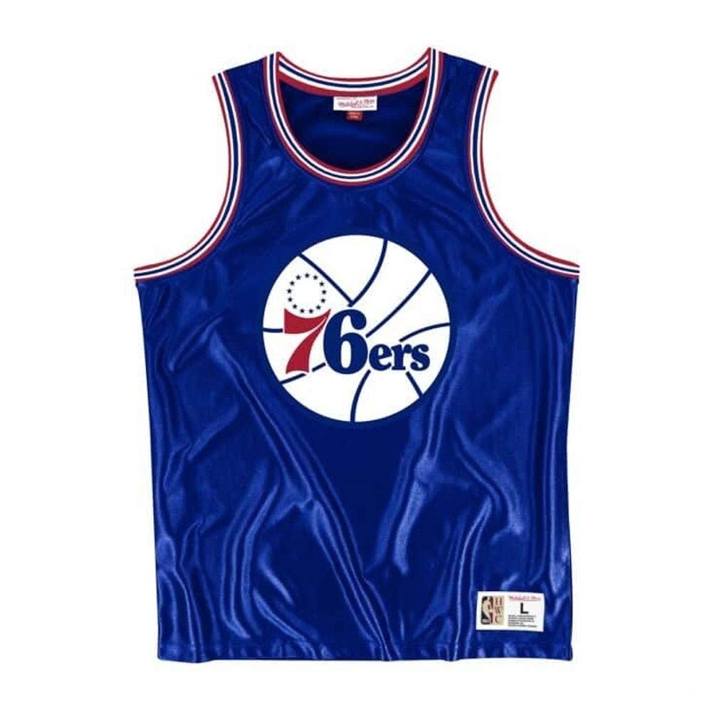 Mitchell & Ness 76ers niebieski podkoszulek męski Dazzle