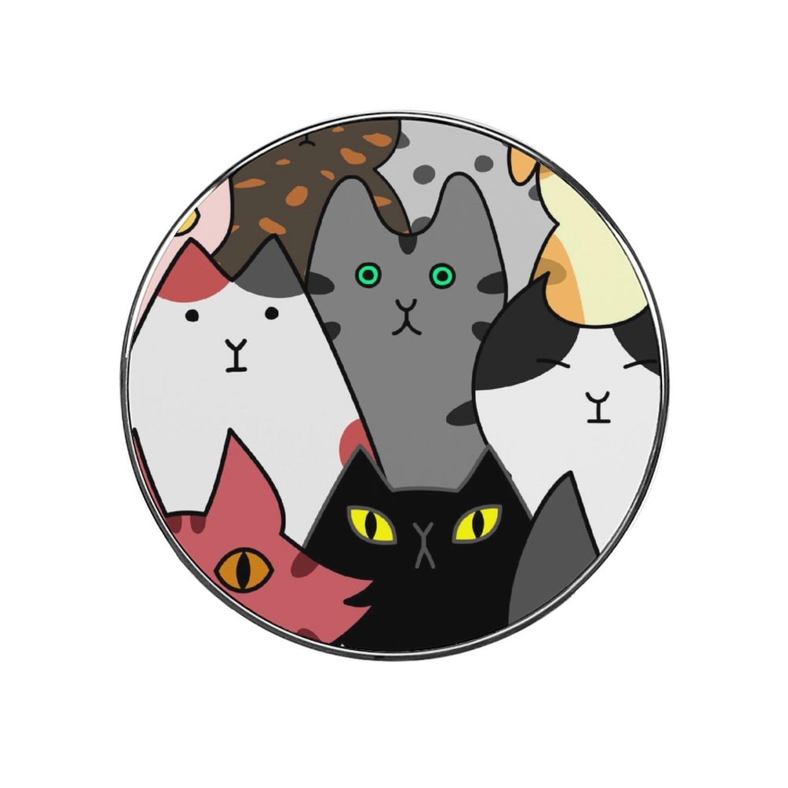 Cartoon Cat Refrigerator Magnet Decorative Locker Magnet For Kitchen And Office Home Décor