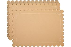 100 Pack Kraft Paper Placemats - Your Tasteful Tableware Essential