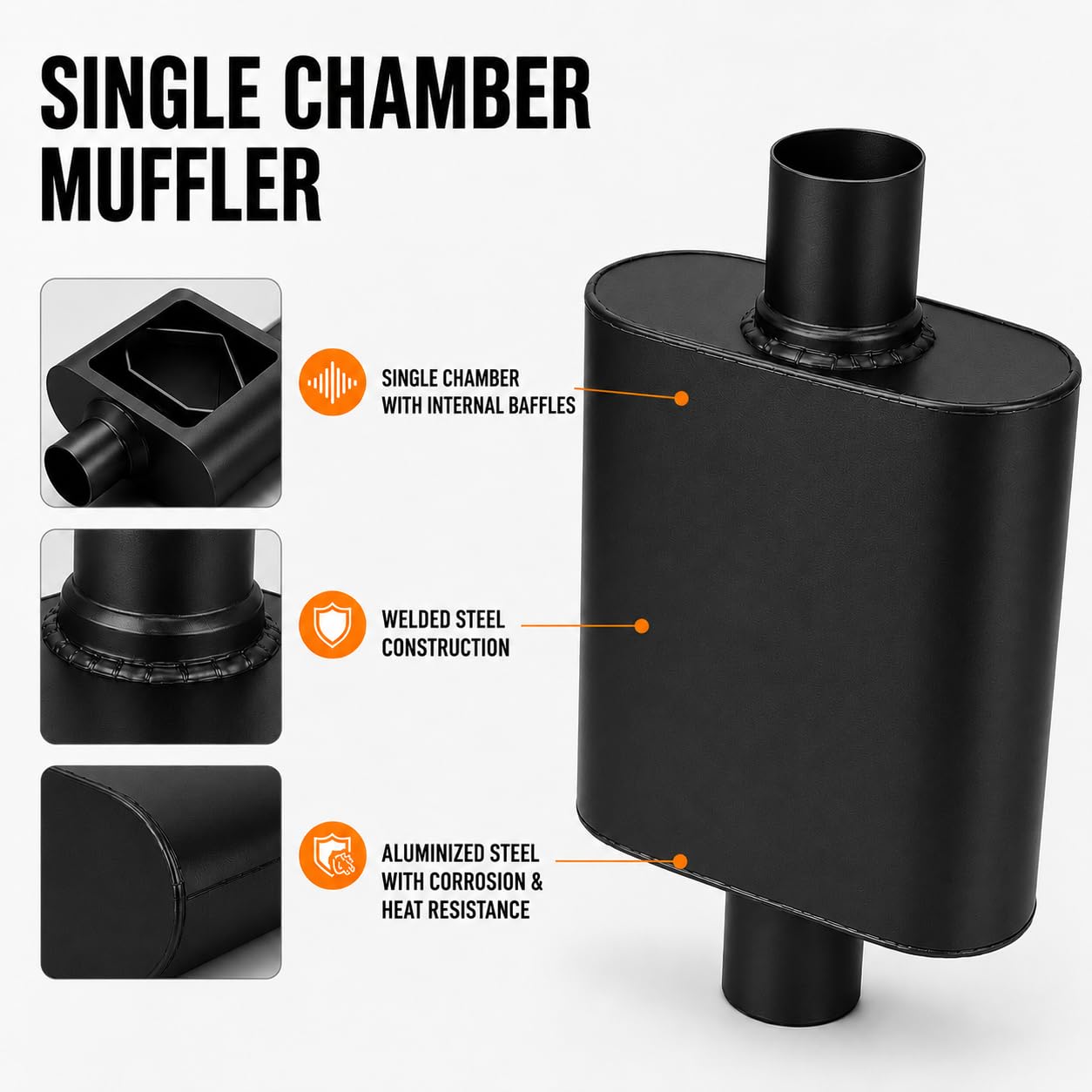 SYJIAN YING Mufflers - Deep Exhaust Sound -3