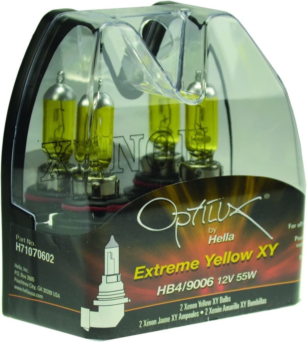Amazon.com: Optilux H71071462 XY Series 9006XS Xenon Yellow