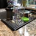 Escurreplatos enrollable multiusos plegable de acero inoxidable para fregadero, escurreplatos de cocina,...