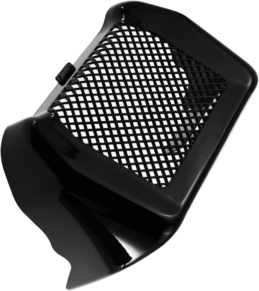 Motorcycle Oil Cooler Cover Case with Bracket Fit for Harley Touring Road King Road Glide Street Glide FLHR FLHX FLTRX 2017-2025 (Black)