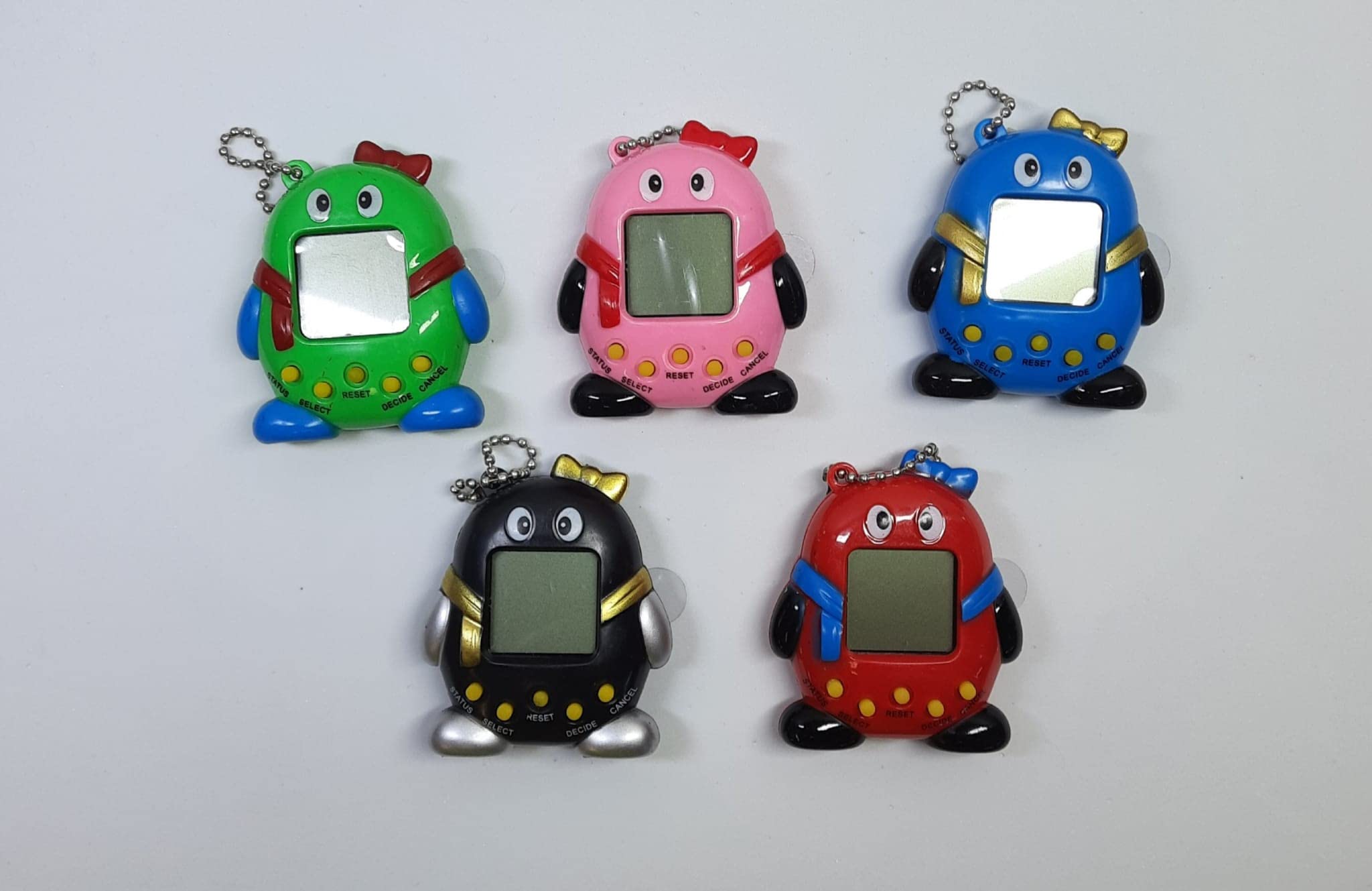 PATEMZON Mascota Virtual – Pack De 3 Consolas LCD, 168 Mascotas, 9 Modos De Juego, Con Llavero, Ideal Para Niños Y Adultos