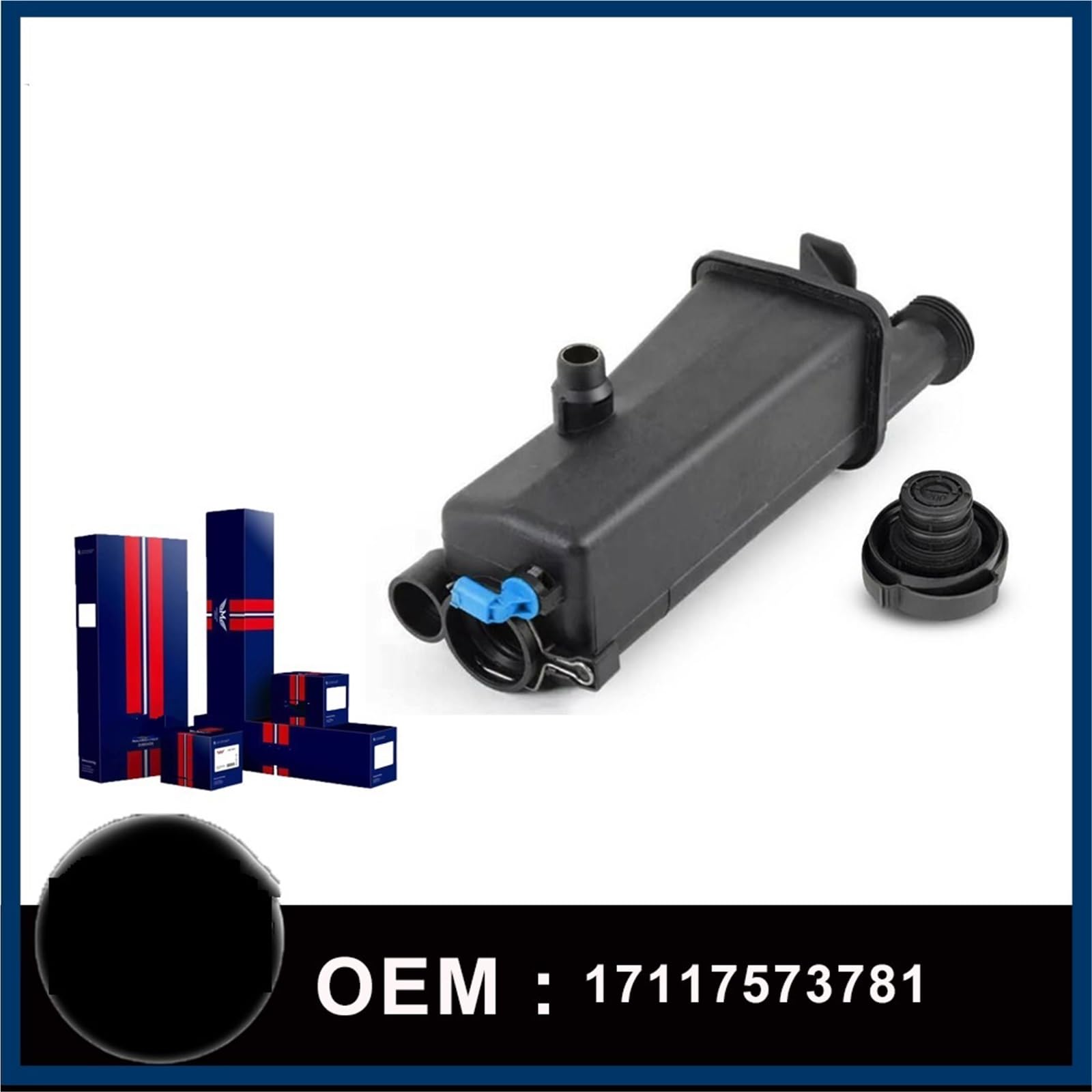 Chłodnica samochodowa chłodnica płynu chłodzącego przelewowy zbiornik rozprężny do BMW 3 Z4 X3 E46 E83 E85 E86 E53 17137787039 17117573781