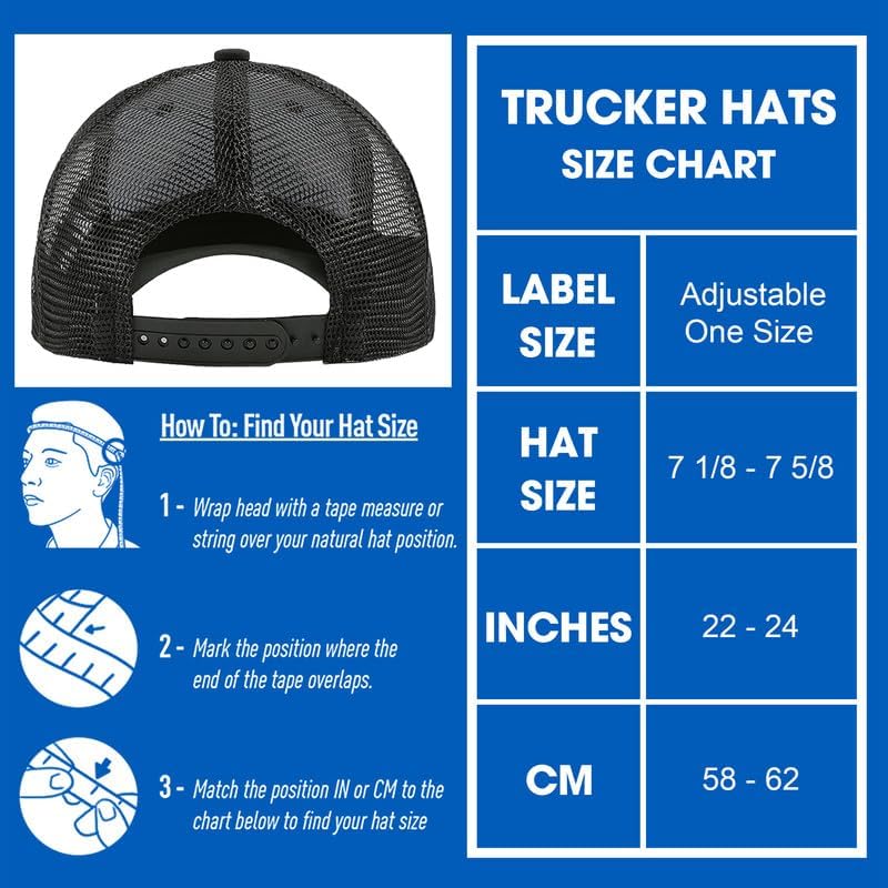 Miniatura 6 de Mountains Sky Trucker - Sombrero de malla para exteriores para hombres y mujeres, gorra de béisbol ajustable a presión