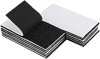 Vista 12 de Melsan Tiras de gancho y bucle de 1 x 4 pulgadas con adhesivo, 15 juegos, cinta de montaje adhesiva fuerte para uso doméstico u oficina, en lugar