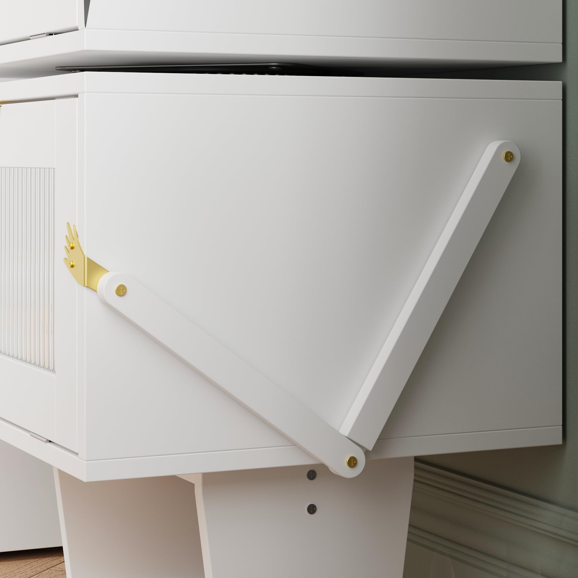 Amazon.co.jp: Timechee サイドボード 木製 幅50cm収納ロボット