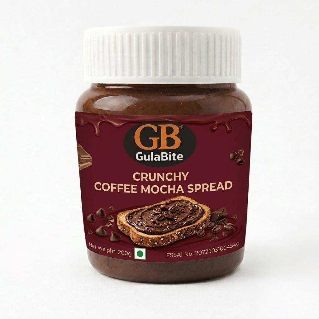 GulaBite Crunchy Coffee Mocha Spread 200g | Rich Coffee & Chocolate Flavor | Creamy with Crunch for Bread & Desserts-image-6