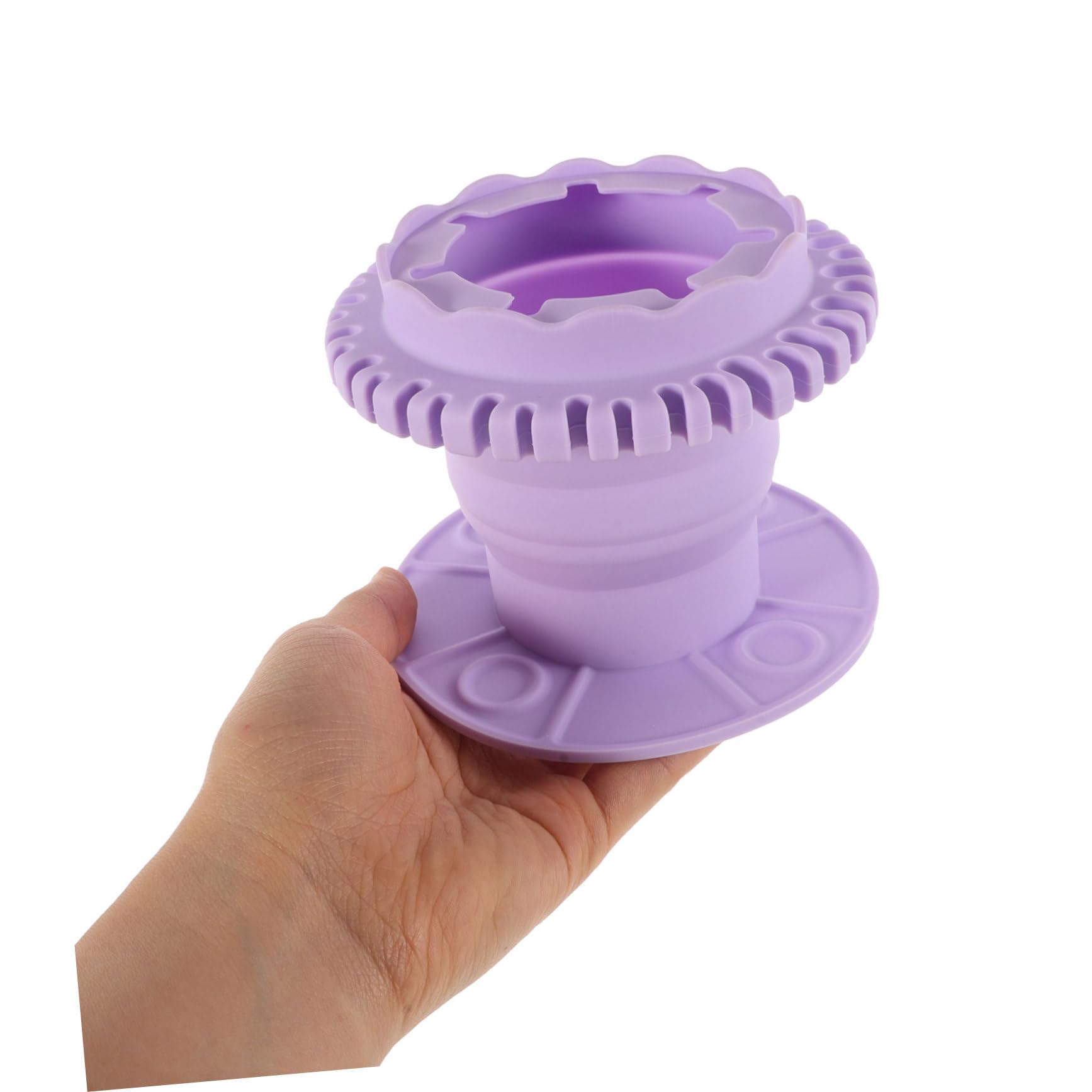 FOMIYES Lot De 3 Bols De Nettoyage Pour Pinceaux De Maquillage Support Pour Pinceaux Pour Un Rangement Efficace Et Peu Encombrant