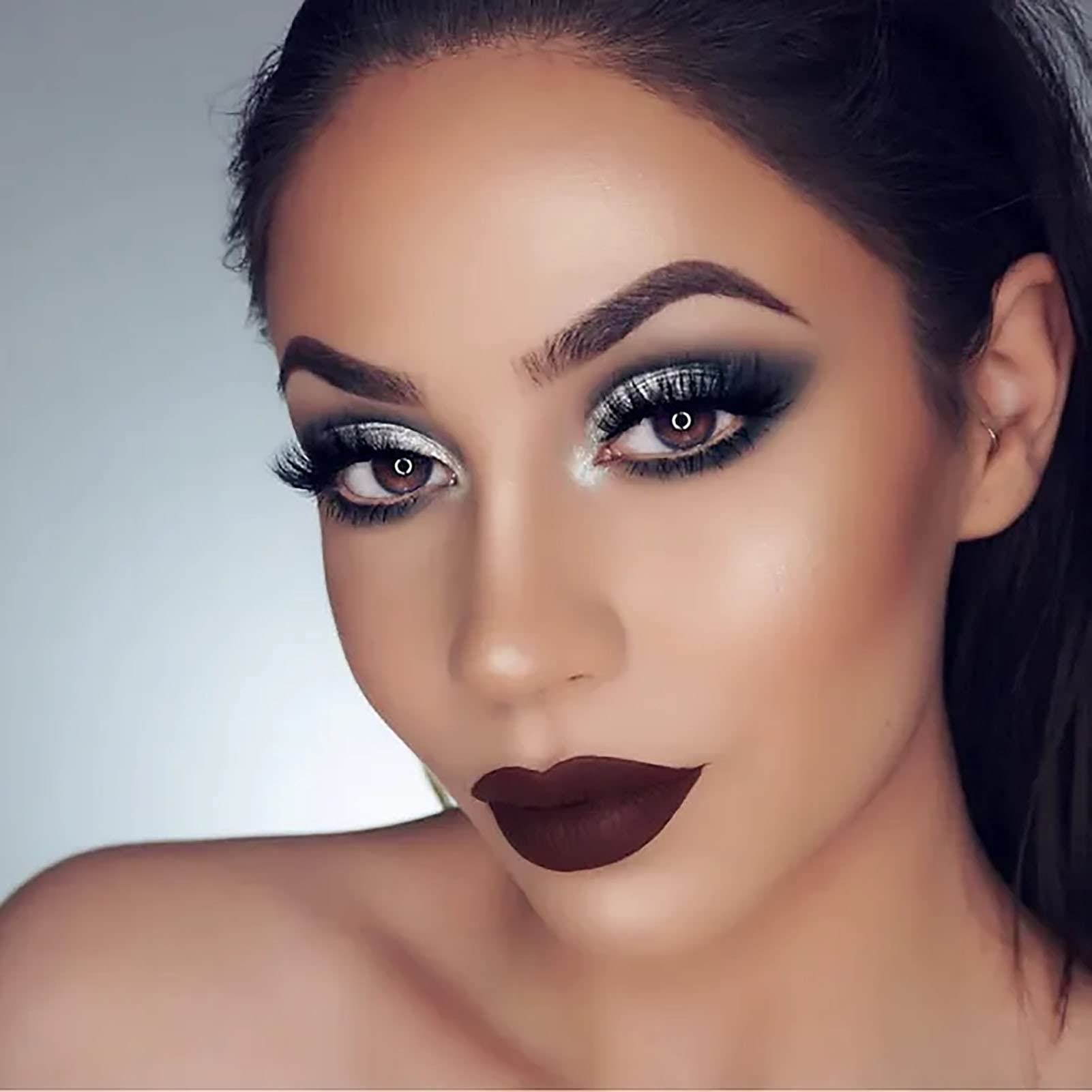 MSQ Juego de 12 pinceles de maquillaje para ojossombra ojos juego de pincel