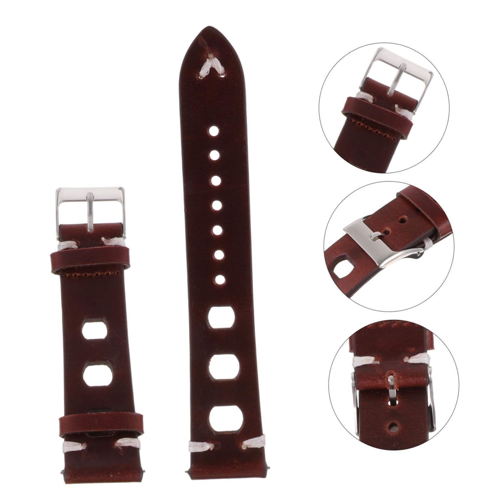UPKOCH 2 Juegos 20 Correa De Reloj Correa De Ajuste Correa De Reloj Ajustable Bandas Para Reloj De Cuero 20 Mm Correa De Repuesto Relojes Digitales 20Mm Correa De Reloj Hebilla De Acero