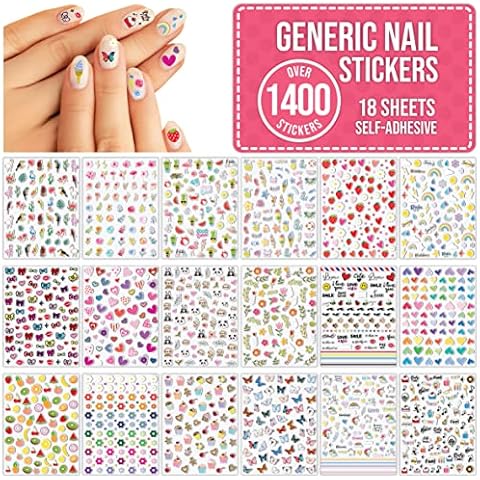 Cute Nail Art Decal Kit for Everyone Cover