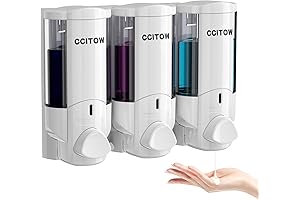 Dispensador para shampoo, jabón y acondicionador CCITOW