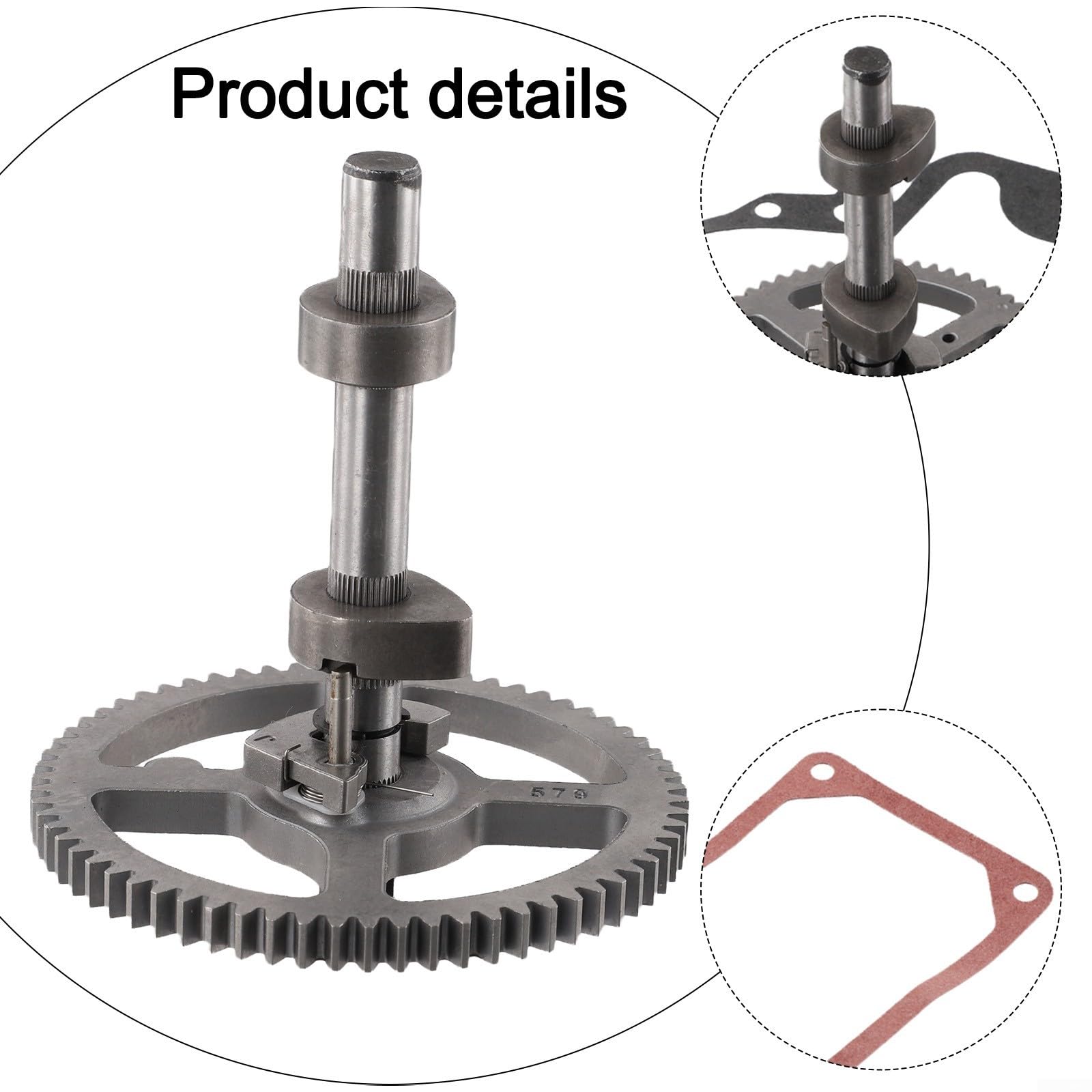 Kit de juntas de árbol de levas para motores de tractor de césped, juego de sellado de acero inoxidable compatible con 793880, 697110, 795387, 793583, 792681, 791942, 795102 y 21R/31R/33R