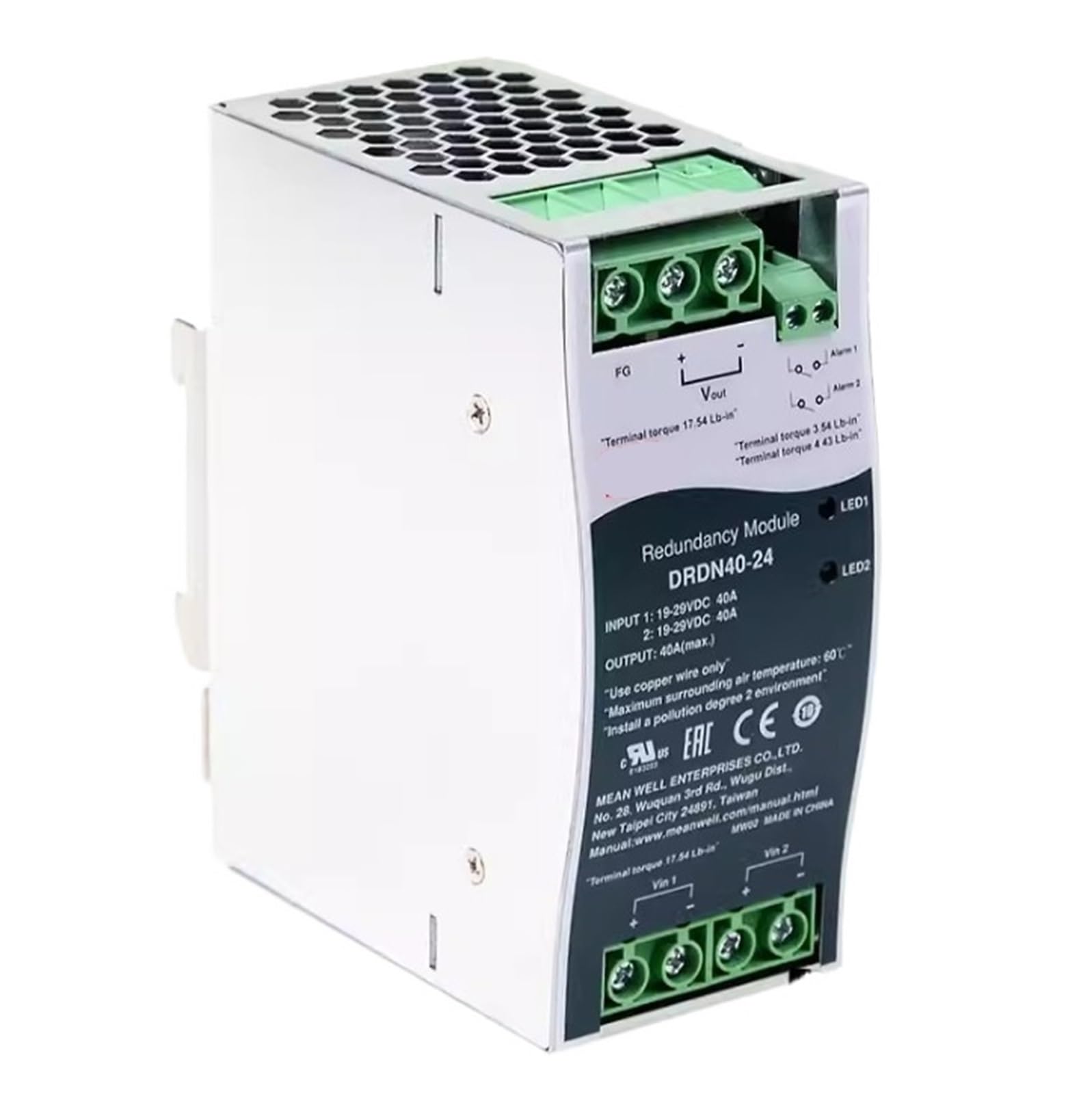 CXDFRSER 40A Module DRDN40-12 | 12V DRDN40-24 | 24V DRDN40-48 | 48V Power Supply(DRDN40-48)