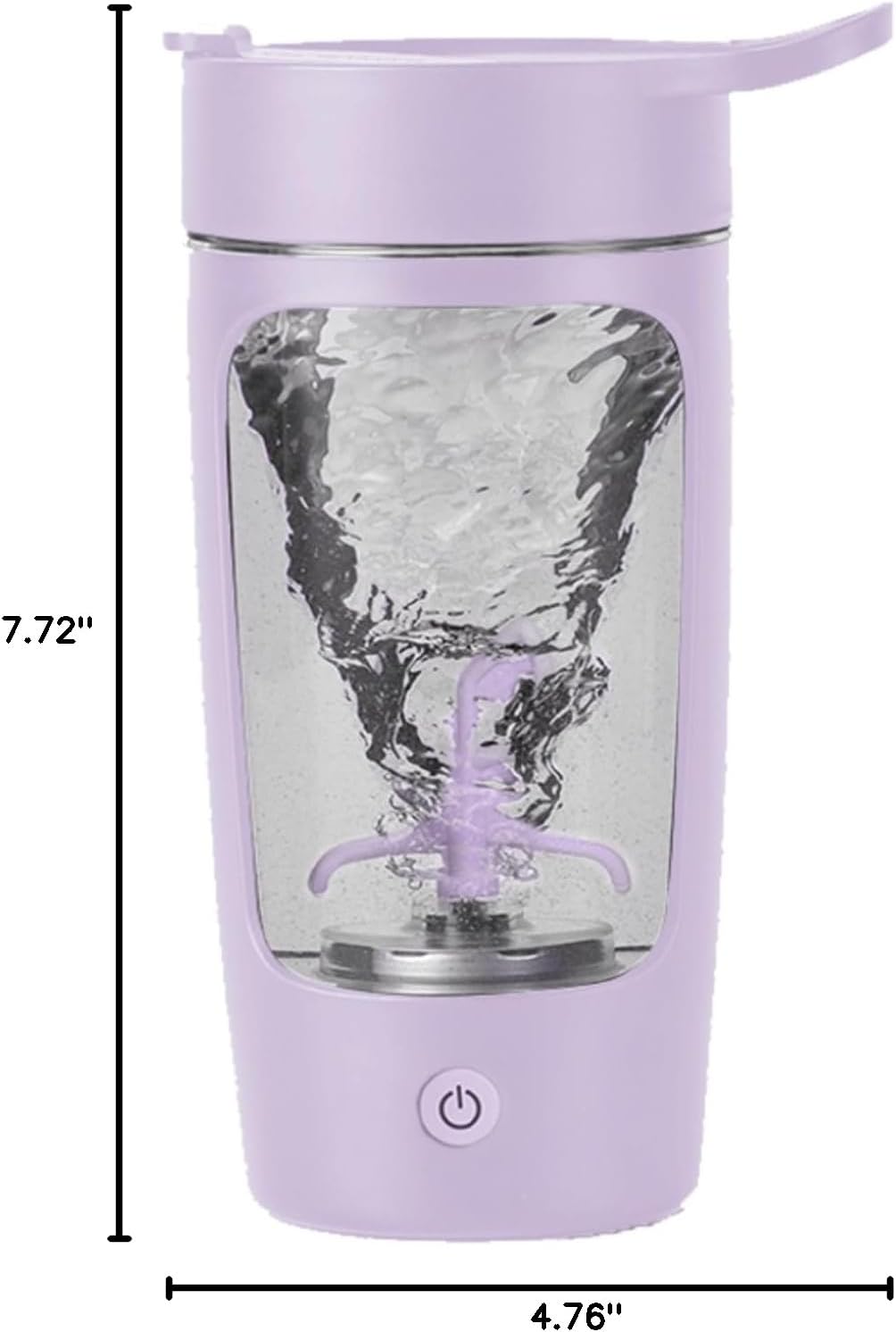 Electric Shaker Bottle, Blender Bottles For Protein Mixes, | Tritan | BPA Free| Portable Mixer Cup, Rechargeable Shake Cups And Meal Replacement Shakes, 22 oz(Purple)