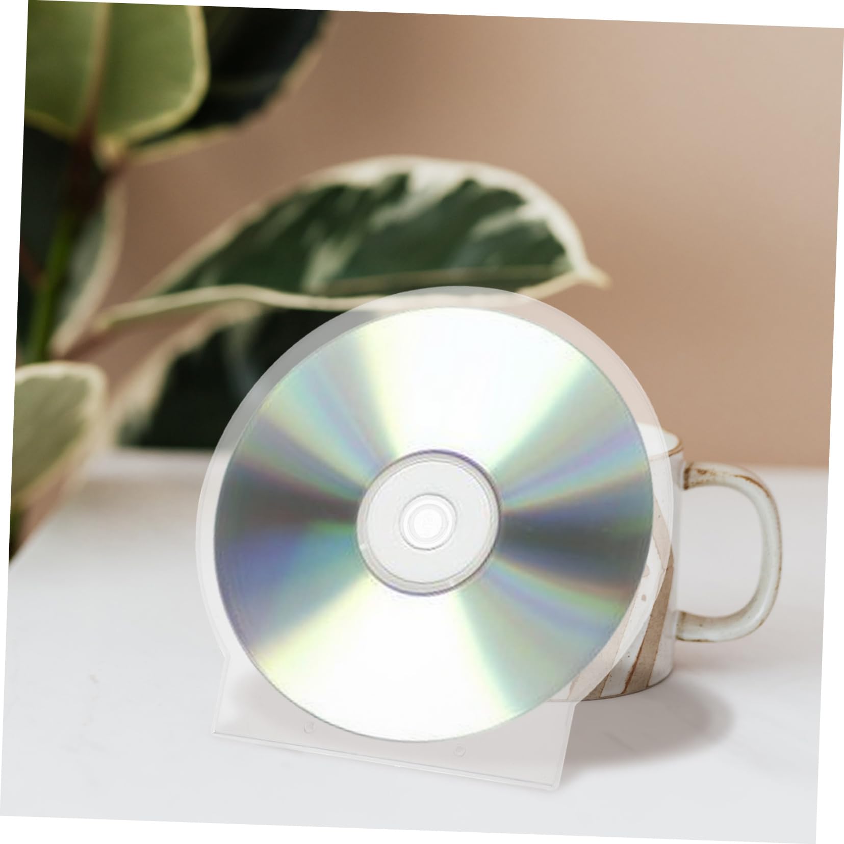 MAGICLULU Porta CD Rigido Spesso da 50 Pz Design Minimalista per Archiviazione e Trasporto Dischi