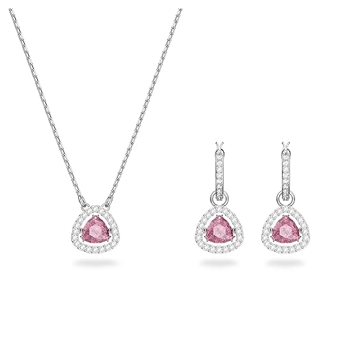 Swarovski Millenia Crystal Jewelry Set Collection, Pink and Rose-Gold Crystals - Rose-Gold Finish