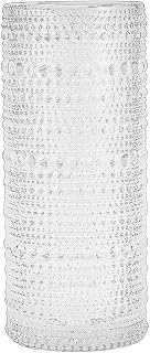 Fortessa Jupiter Beaded Hobnail Glass, 11 Ounce Collins/High Ball (Set of 6), Clear