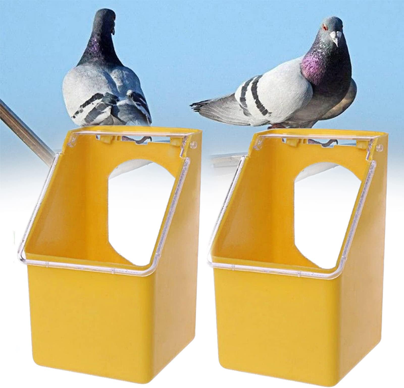 MdakeGo Automatic Pigeon Bird Feeder,1 Pack Quail Feeder