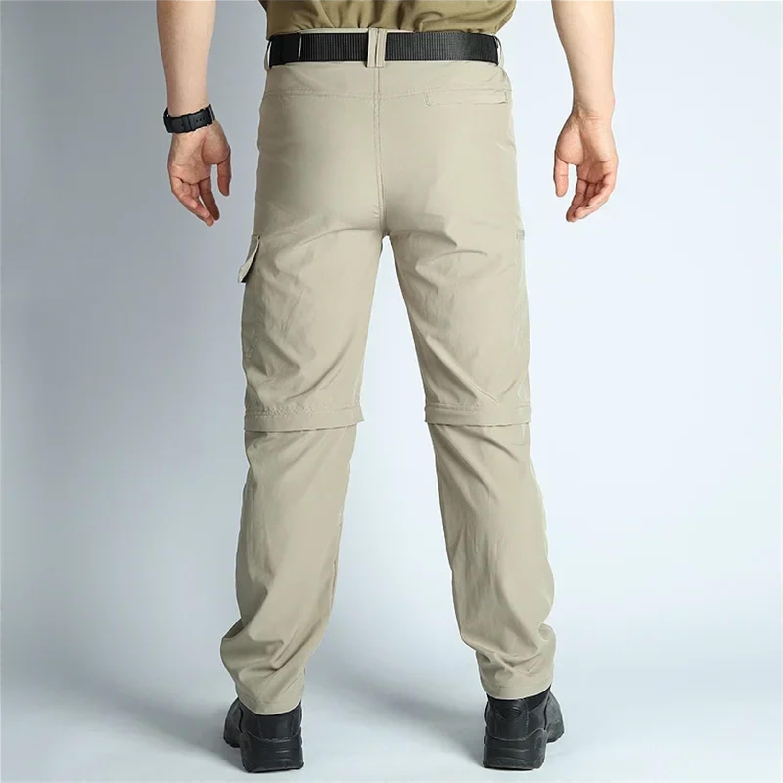 Pantalones de senderismo convertibles, desmontables, ligeros, impermeables, secado rápido, for exteriores, pesca, viajes, safari Para Outdoor(Color 2,L)