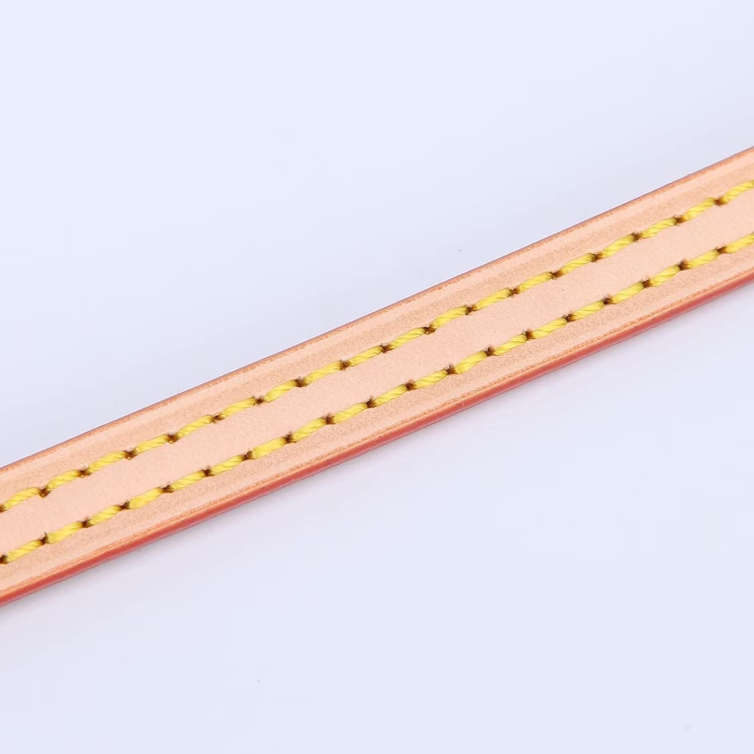 Genuine Vachetta Leather Adjustable/Unadjustal Crossbody Replacement Straps for Purses Shoulder Bags(43x0.35" Unadjustable) - Image 4