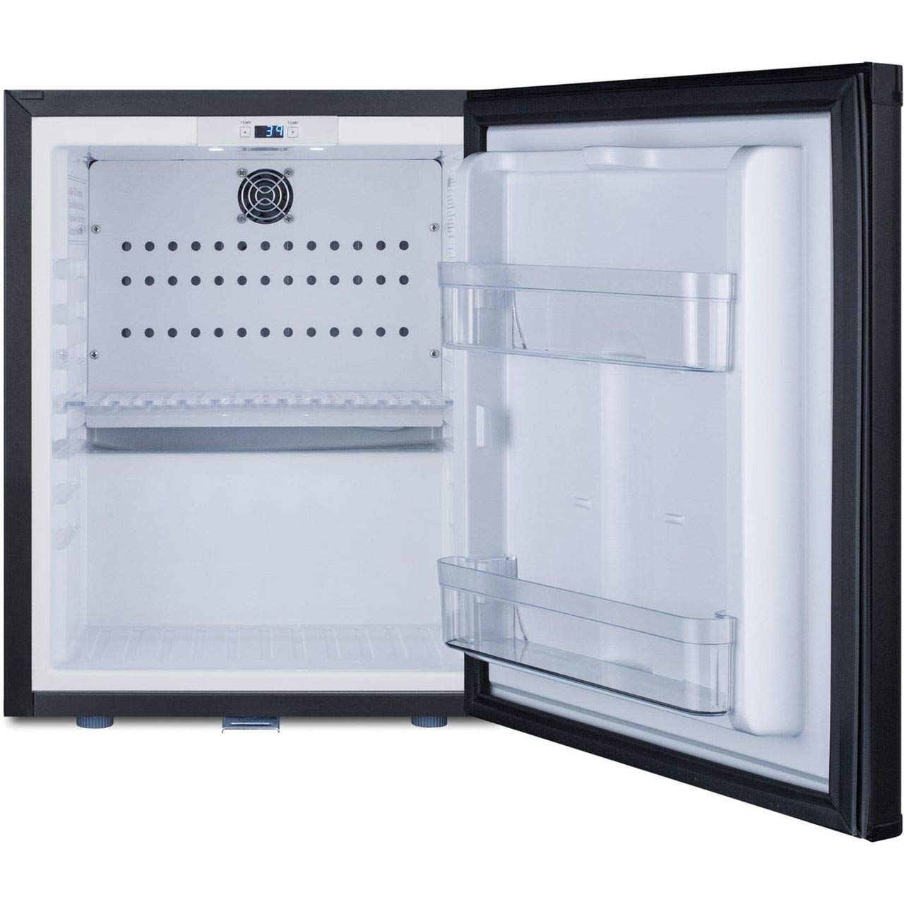 Summit Appliance 16 In. 0.7 Cu. Ft. Mini Fridge Without Freezer In Black Mb12b on Fridge.com - View 3